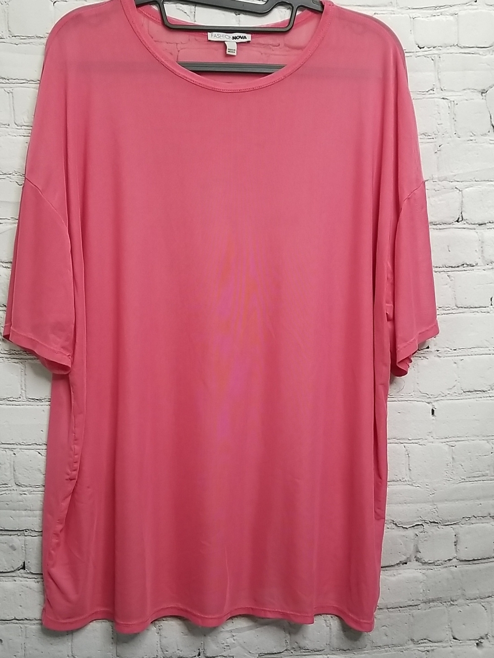 Fashion Nova womens Xlarge mesh top EUC